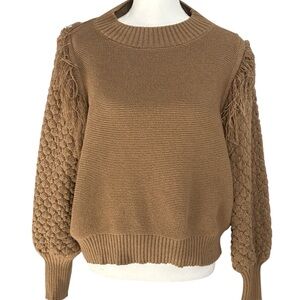 Eesome Textured Tan Sweater